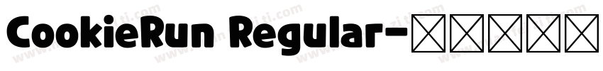 CookieRun Regular字体转换